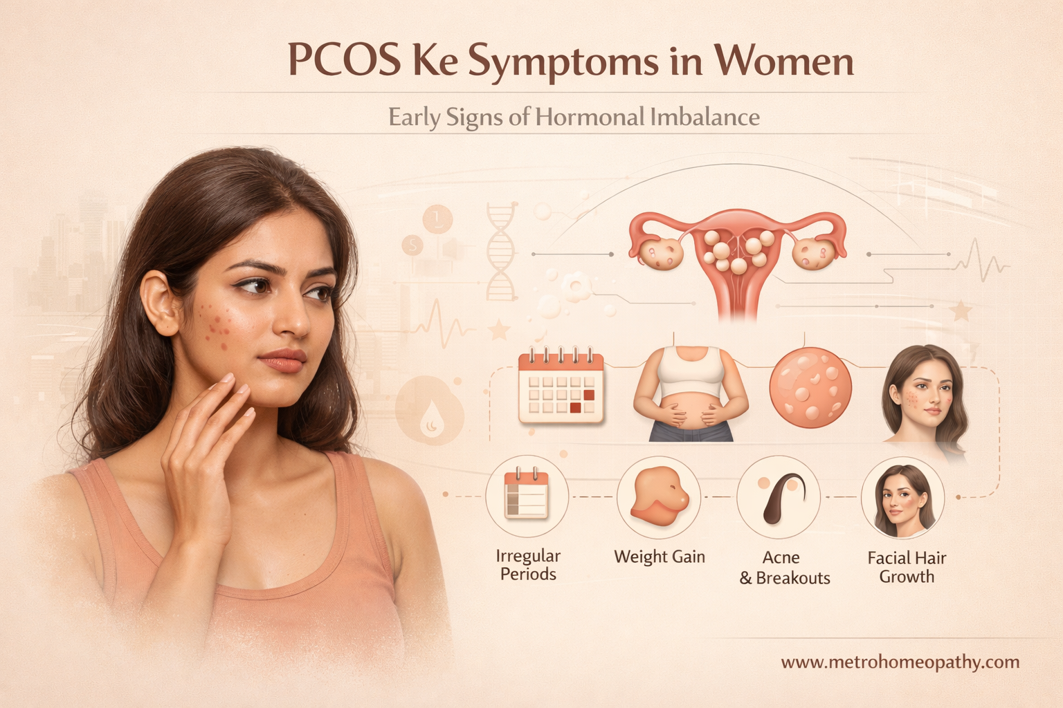 PCOS Symptoms in Women: Hormonal Imbalance ke Early Signs Kaise Pehchane
