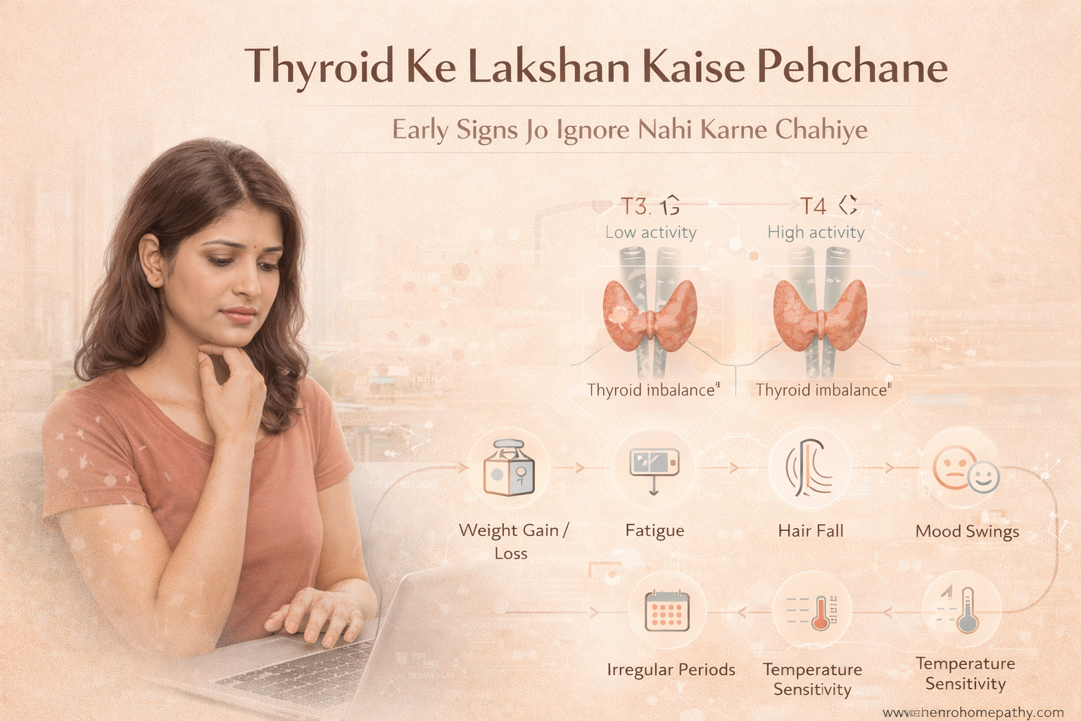 Thyroid Ke Lakshan Kaise Pehchane: Early Signs Jo Ignore Nahi Karne Chahiye